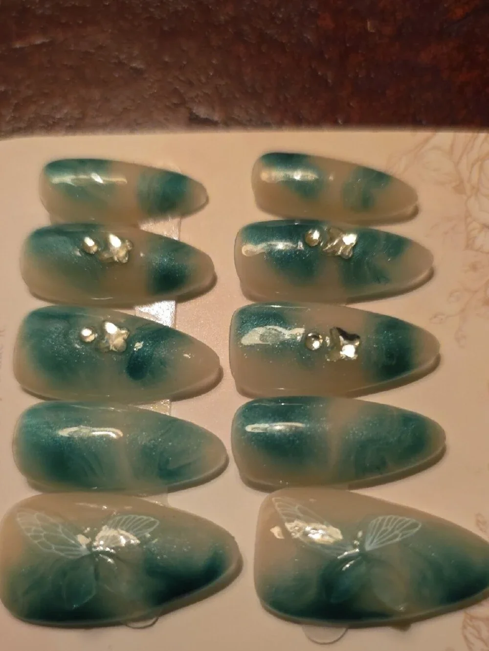 N/A elegant teal
